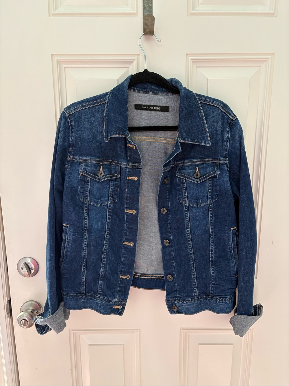 Big Star Stretch Denim Jacket Size XL